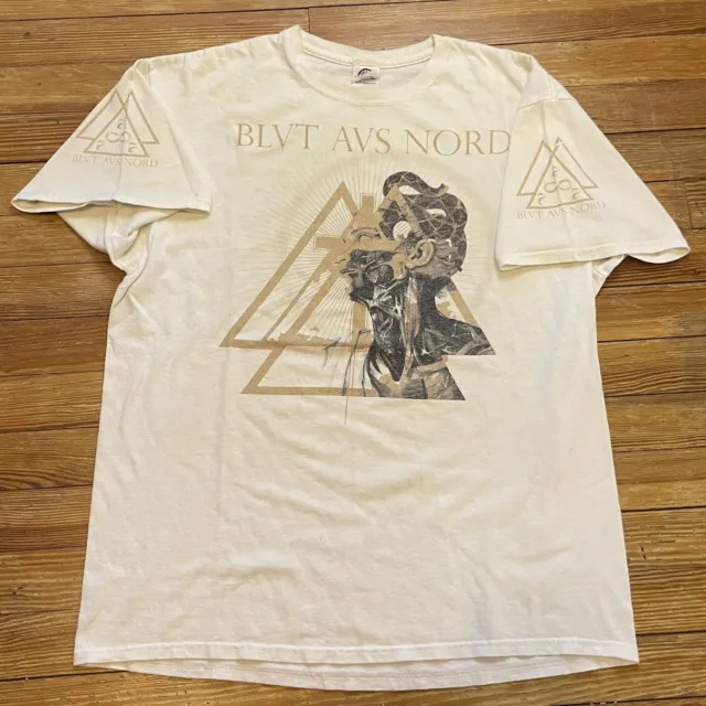 Blut Aus Nord T-Shirt Size Large Black Metal Band Tour Industrial Psychedelic