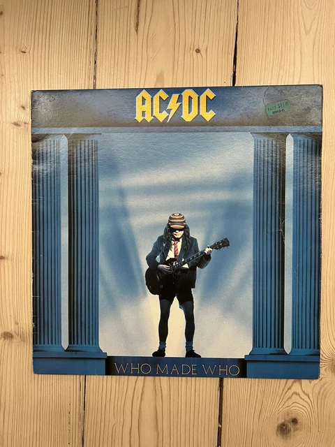 AC/DC WHO MADE Who Vinyl Lp 1986 Original Australian Press Aplp 431068 ...