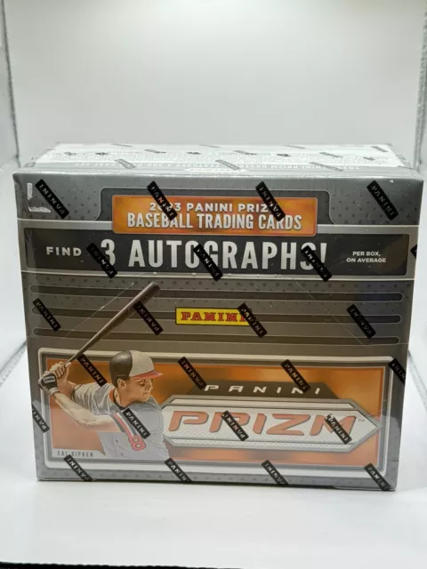 2023 Panini Prizm Baseball SEALED Hobby Box - 3 AUTOS!