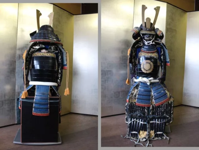 Japanese Samurai Armor Suits Yoroi Kabuto Life Size Full Set Antique Rare