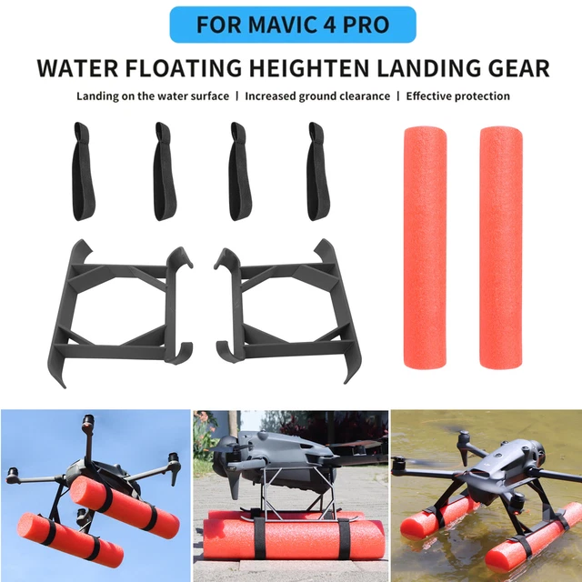 WATER FLOATING LANDING Gear Landing Skid Float Kit For DJI Mavic 4 Pro ...