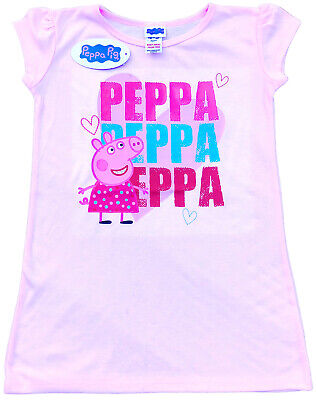 Peppa Pig Girls Nightie Pyjamas Pink 4-6 Years