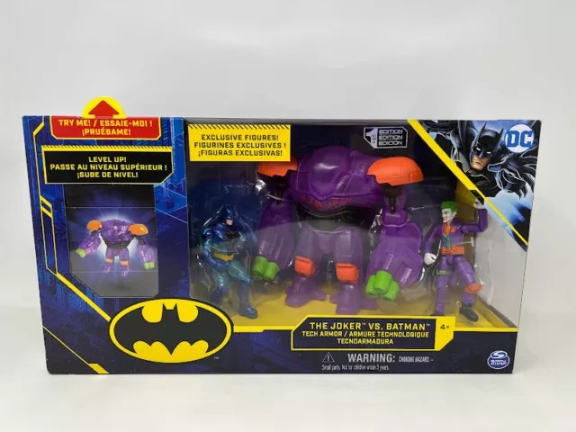 DC Comics Batman The Joker Vs Batman Action Figure Set Tech Armor 1st Edition