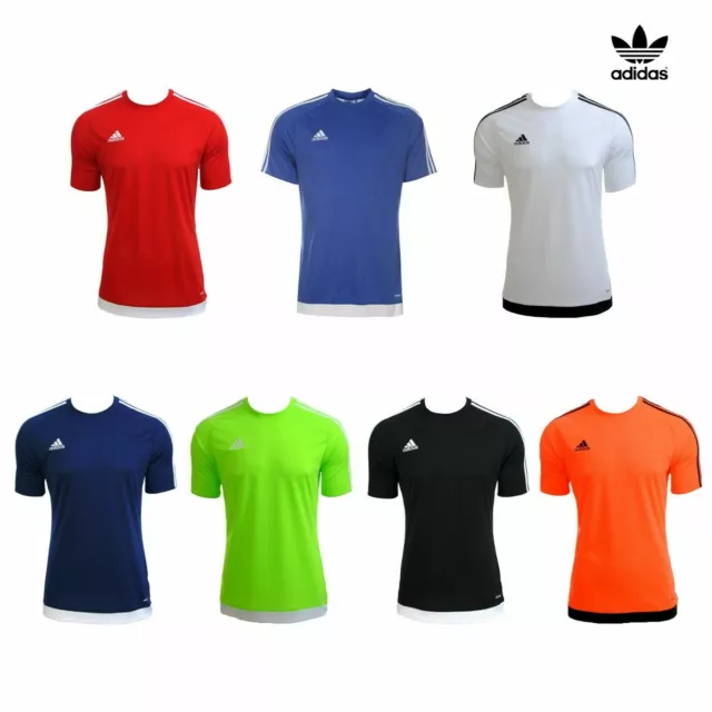 Junior Adidas T Shirt Estro Short Sleeve Top Kids Boys Girls Football Age 5-12 3