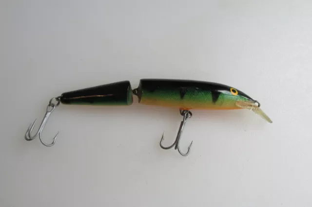Vintage Rapala Floating Jointed J-13 P Perch 5.25 Jerkbait Fishing Lure  Finland 