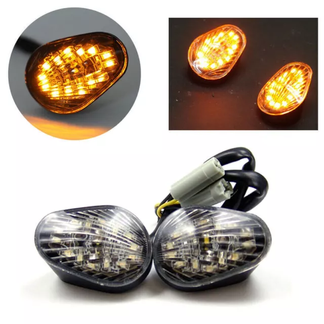 Clear Clignotants Pour Yamaha YZF R6 R6S Flush Mount 2003-2007 2006 2005 2004 E3