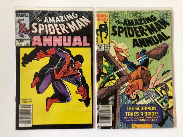 The Amazing Spider-Man Annual #17-18 (1980s) / Marvel / Newstands