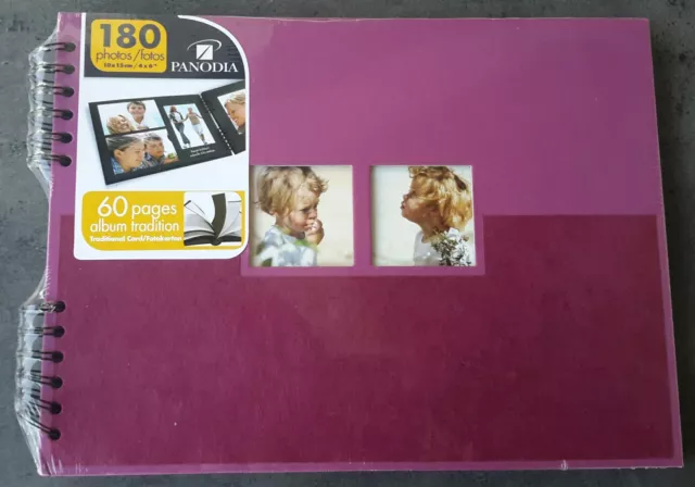 ALBUMS PANODIA 60 PAGES Traditionnel 180 PHOTOS 10x15 cm  QUALITE - COLLECTION