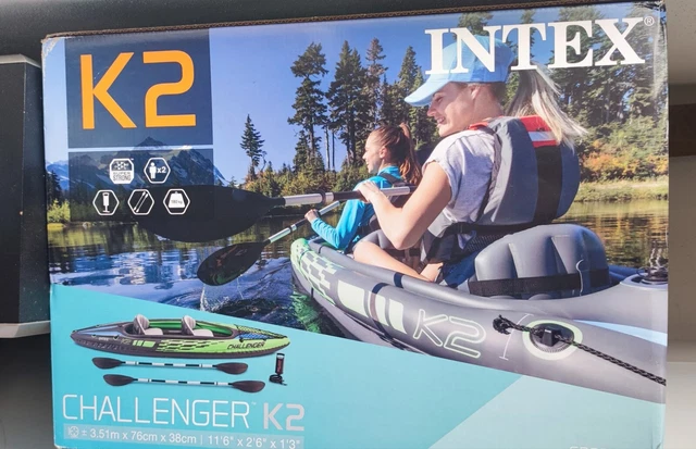 Intex Challenger K2 Kayak Gonflable 2 Places - Vert