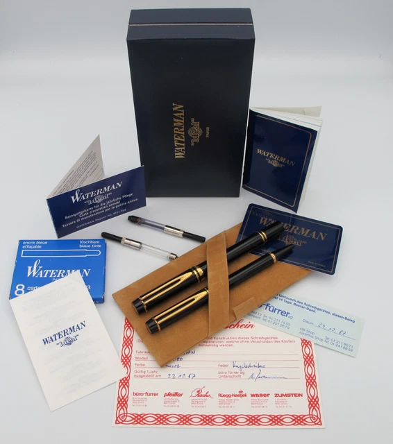 Stylo Plume Waterman Le Man 100 Bicentenaire Révolution Française - Complet Avec écrin