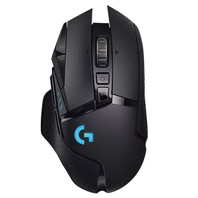 Logitech G502 Lightspeed Wireless Gaming-Maus, 100Hz, 1600DPI, HERO 16K