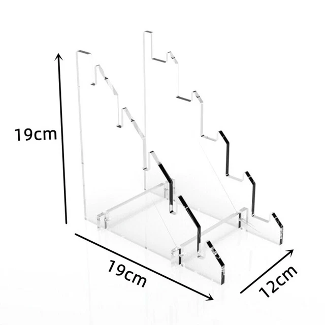 Porta Pistole Acrilico Trasparente - Rastrelliera 2 Pezzi Per Collezione - Foto 10