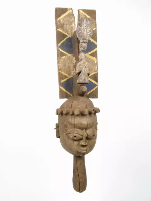 GothamGallery Fine African Tribal Art - Nigeria Yoruba Egungun Tri al Mask - B 3