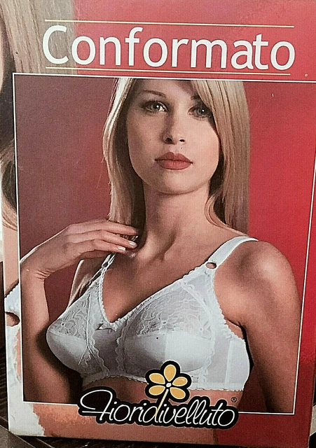 REGGISENO CONFORMATO FIORI DI VELLUTO coppa B strutturata in pizzo
