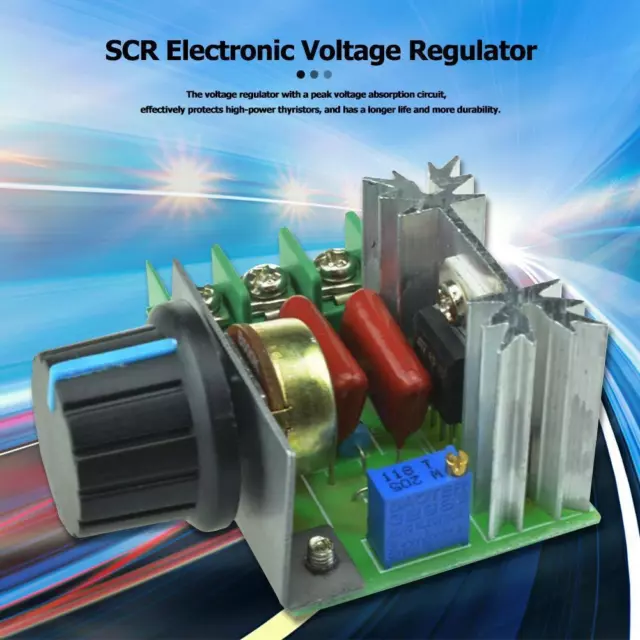 fr 2000W AC 220V SCR Electronic Voltage Regulator Dimmer Motor Speed Controller