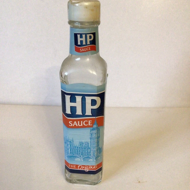 Empty H P Sauce Bottle 255g Collectors BIRMINGHAM ASTON CLOSED FACTORY