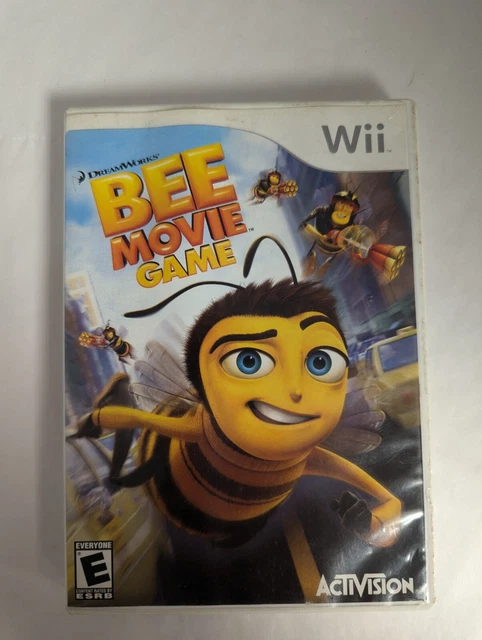 bee-movie-game-nintendo-wii-2007-dreamworks-complete-in-box