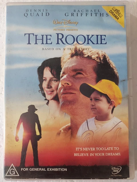 THE ROOKIE Dennis Quaid Rachael Griffiths DVD video movie
