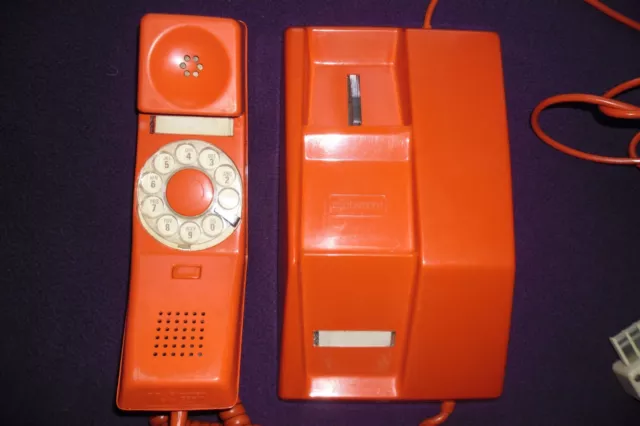 Ancien Telephone Contempra Orange 2