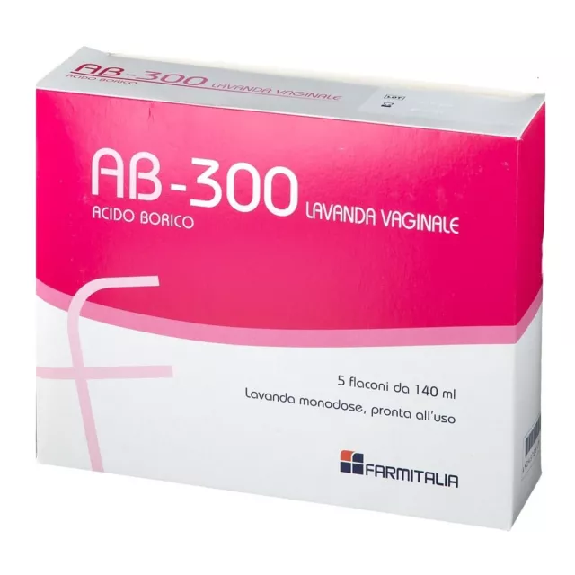 AB-300 Lavanda Vaginale Farmitalia 5 Flaconi da 140ml