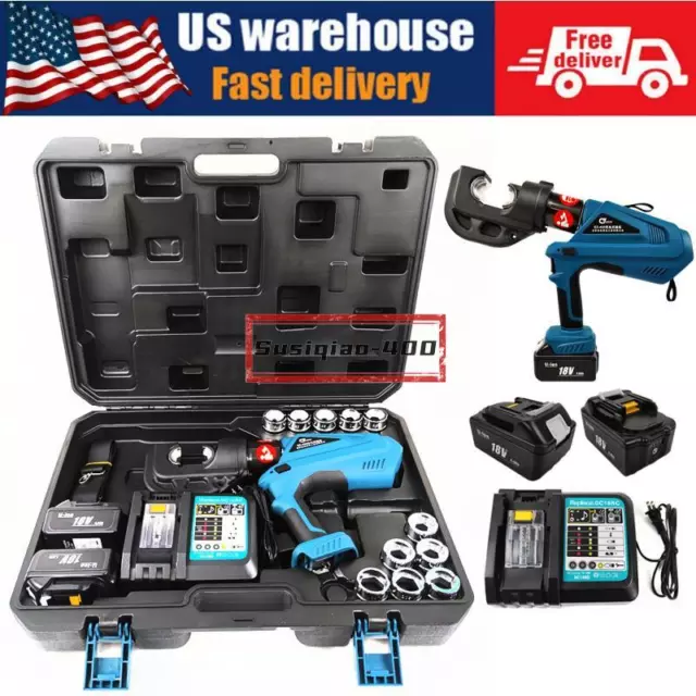 New 16-400 Sqmm Electric Powered Hydraulic Crimping Tool Crimper Set for Factory