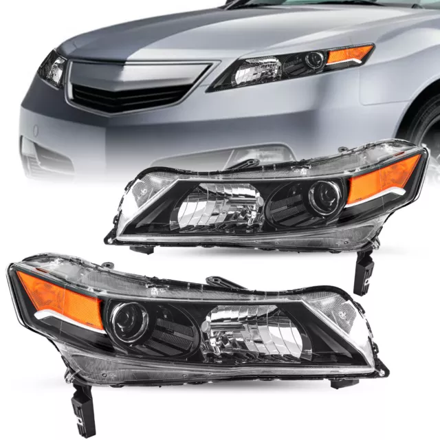 OE Style HID HeadlightS Assembly Pair L+R For 2009-2014 Acura TL Sedan