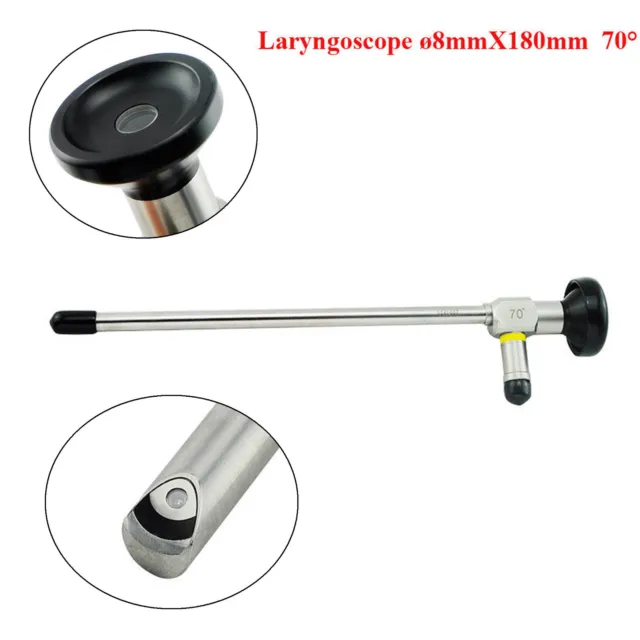 70° Degree Endoscope ø8x180mm Laryngoscope laryngeal mirror laryngendoscope FDA