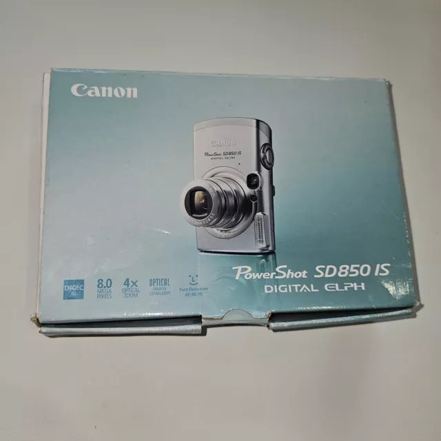 Canon PowerShot SD850 IS Digital ELPH Camera Brand New