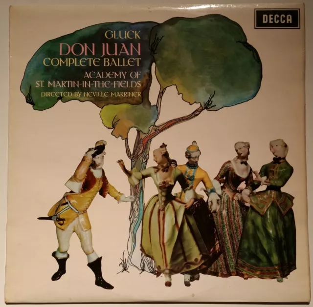 Gluck Don Juan Complete Ballett Neville Marriner DECCA LXT 6339 Sample Record