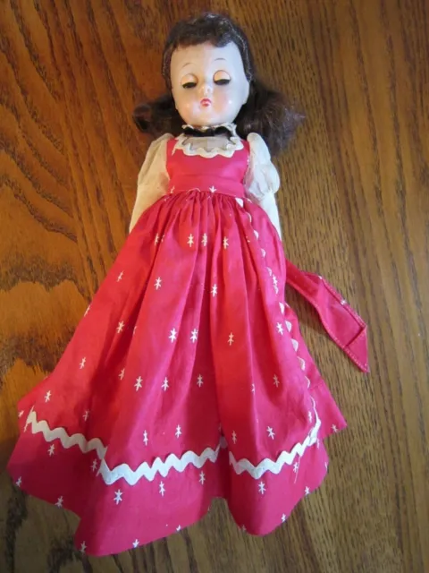 Vintage Madame Alexander Little Women Jo Doll Circa 1959 11 1/2 Inches Tall