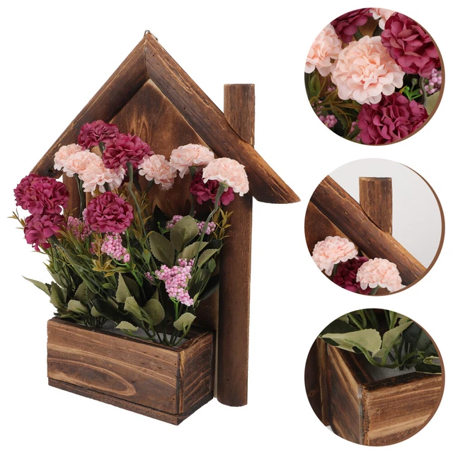 Plantador colgante de pared estilo pastoral maceta plantador retro