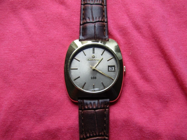 Montre Automatique Vintage Certina 29-451 21 Rubis - à Réparer - Verre Abîmé, Cadran Taché