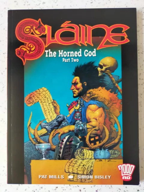 Slaine The Horned God Part One Mills Bisley 2000 AD Titan Books 2003 TPB