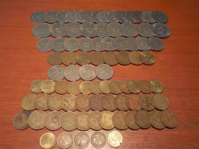 Mixed Lot of Circulated Coins from Hong Kong  1