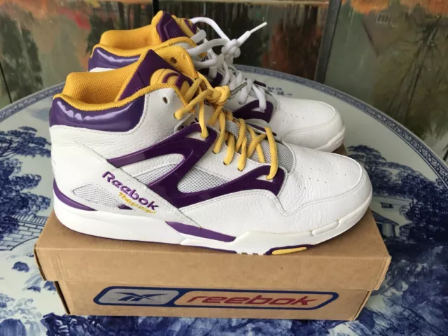 Reebok pump online lakers edition