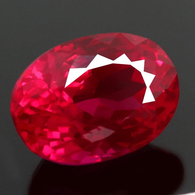 Rubis naturel certifié de 7 carats, plus clair, pur et éclatant Pigeon de Birmanie, couleur rouge sang, rubis en vrac, forme ovale, pierre précieuse en vrac - France