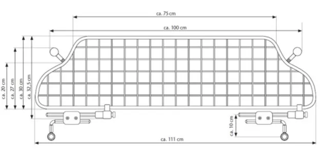 Petit métal TRAFICGARD Allround GRILLE NOBLE GRILLE DE SÉPARATION GRILLE CANINE GRILLE À BAGAGES 3