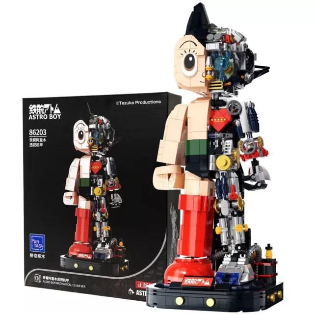 Astro Boy LEGO Building Block Figure Mechanic Half Clear Version Set