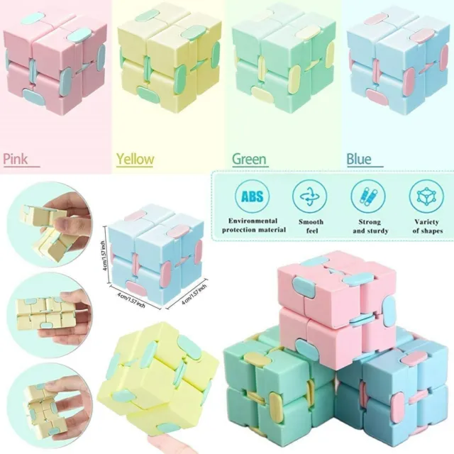 Magic Infinity Cube Stress Anxiety Relief Fidget Sensory Toys