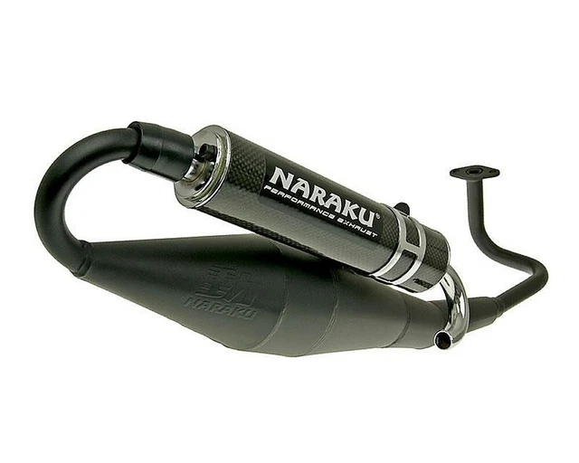 Pot d'échappement NARAKU Crossover Noir / Carbone - BAOTIAN BT49QT-9 - BT50QT-9