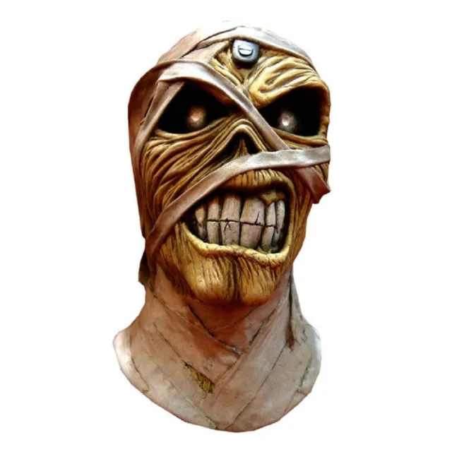 Maschera Iron Maiden Powerslave Eddie trucco o scherzo nuova