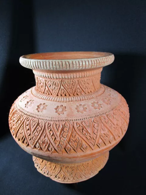 Beautiful Vintage  Art Pottery Terracotta  Large Vase