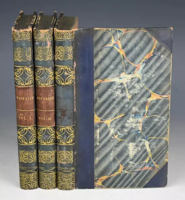 SIR WALTER SCOTT Waverley Or Tis Sixty Years Since 3 Vols Archibald Constable