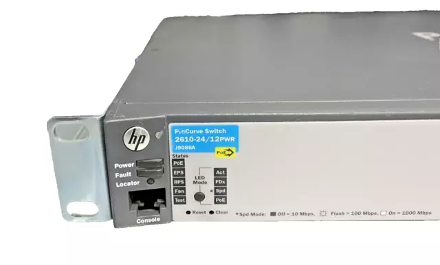 Switch PoE HP J9086A ProCurve 24 porte 10/100 Mbps + 2 porte 1000 Mbps + 2 x SFP