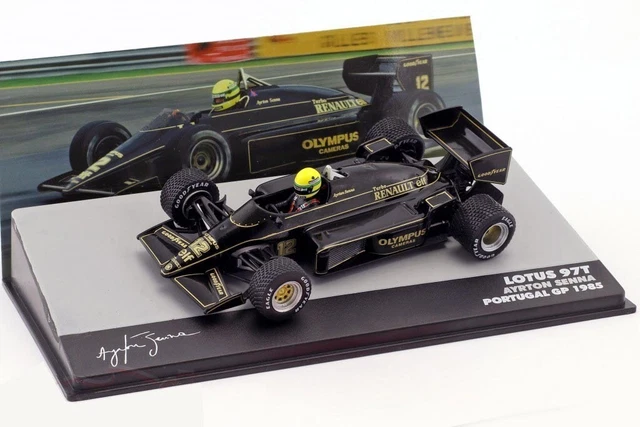 Altaya 1/43 Lotus Renault F1 97T 1985 Portuguese GP Ayrton Senna LOTUS RENAULT