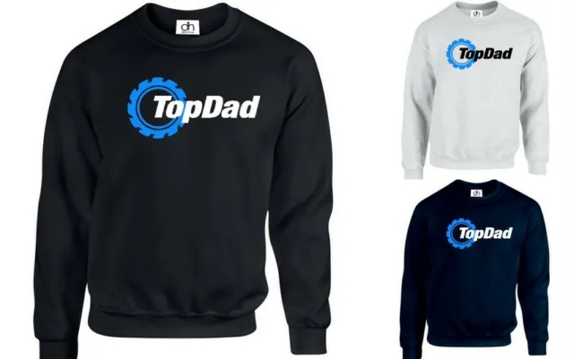 Top Dad Fathers Day Awesome Grandad Walking Gear Jumper (TOP DAD, SWEATSHIRT)