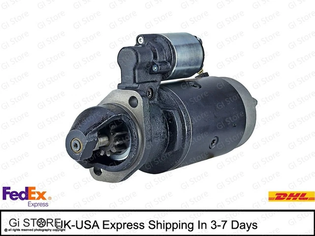 New 11T Starter Fits Deutz Tractor T650 Huerlimann Tractor H5110 H5116T 63216876
