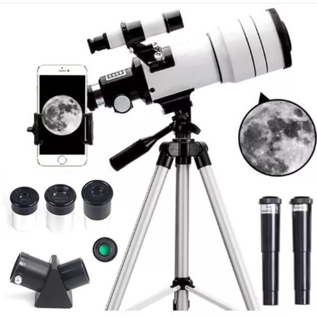 Pro Astronomical Telescope Night Vision With Space Star Moon HD Viewing 150X UK