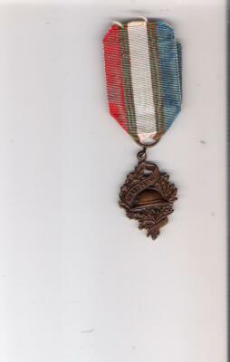 UNC UNION NATIONALE des Anciens Combattants vétérans 1914 1918 Médaille