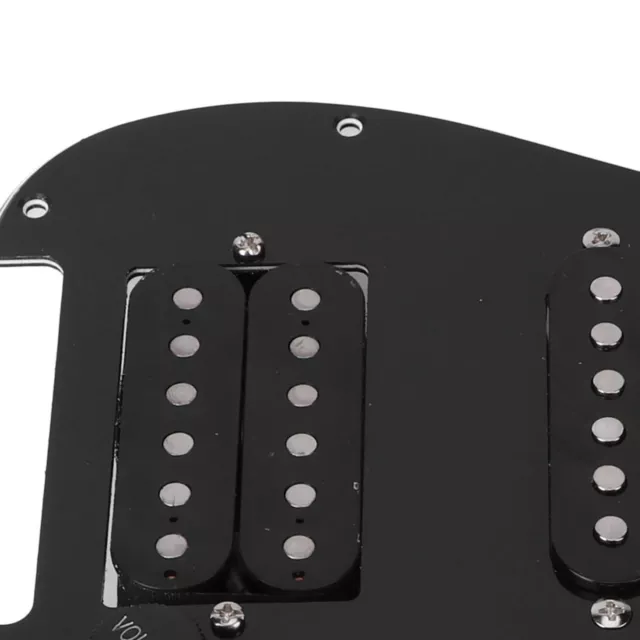 (Noire)Electric Guitar Board Pickguard Humbucker With HSH Pickup Loaded CMM